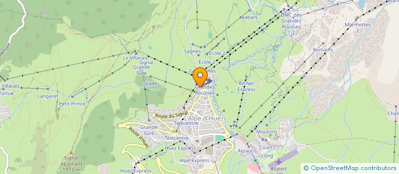 localisation de l'entreprise SDC LE CHRISTINA  HUEZ