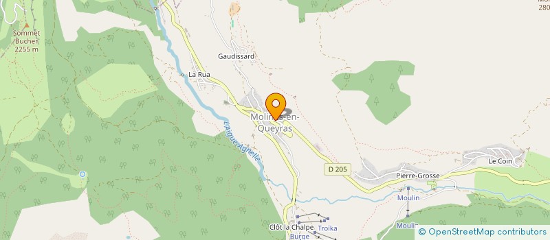 localisation de l'entreprise SDC LE COGNAREL à MOLINES-EN-QUEYRAS