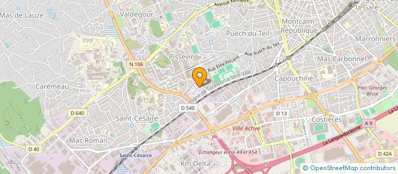 localisation de l'entreprise SDC LE JEAN COCTEAU  NIMES