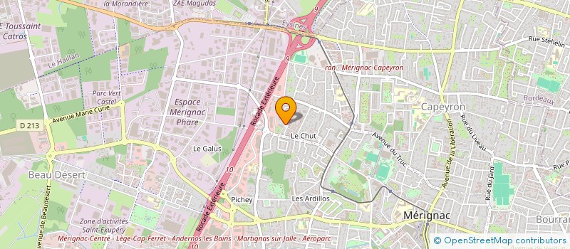 localisation de l'entreprise SDC LES ALLEES DE RAVEL  MERIGNAC