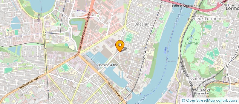 localisation de l'entreprise SDC LES ALLEES DE SAINT LOUIS I  BORDEAUX