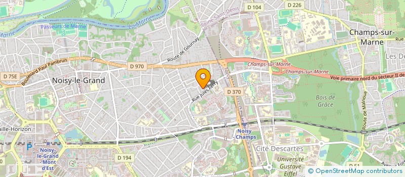 localisation de l'entreprise SDC LES CORMIERS BAT B  93 NOISY LE GRAND  NOISY-LE-GRAND