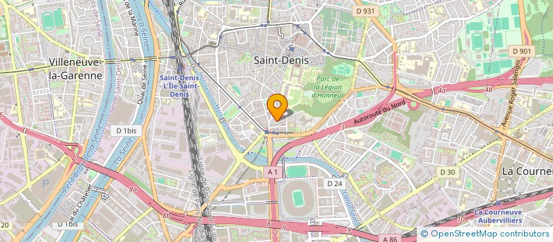 localisation de l'entreprise SDC LES DEUX LOUISE  SAINT-DENIS