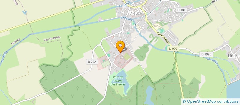 localisation de l'entreprise SDC LES FRERES FRIANT-BAT A  DIEUZE