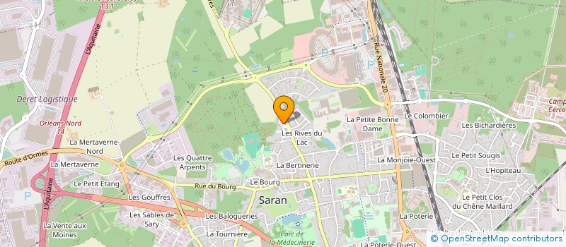 localisation de l'entreprise SDC LES FRESNES à SARAN