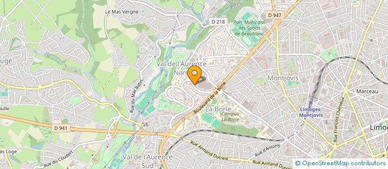 localisation de l'entreprise SDC LES GEMEAUX à LIMOGES