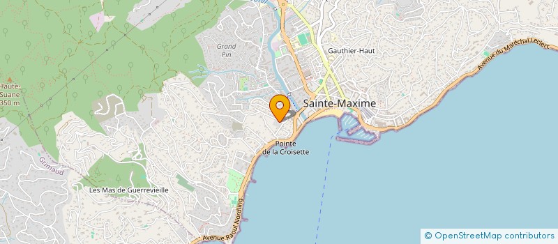 localisation de l'entreprise SDC LES GRIMAUDIERES à SAINTE-MAXIME