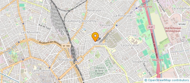 localisation de l'entreprise SDC LES HAUTS DE JOLIMONT  TOULOUSE