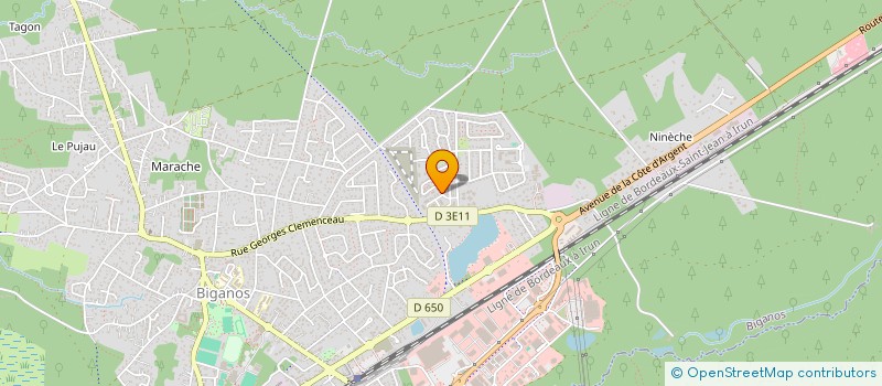 localisation de l'entreprise SDC LES JARDINS DU DELTA 3  BIGANOS