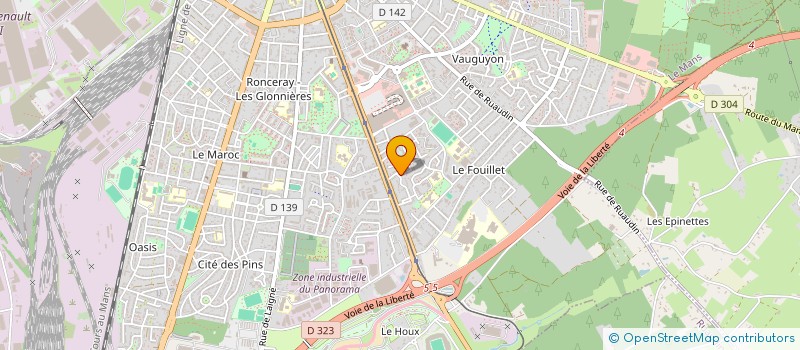 localisation de l'entreprise SDC LES MARONNIERS  LE MANS