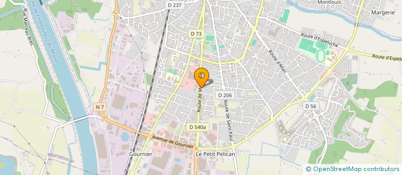 localisation de l'entreprise SDC LES OLIVETTES  MONTELIMAR