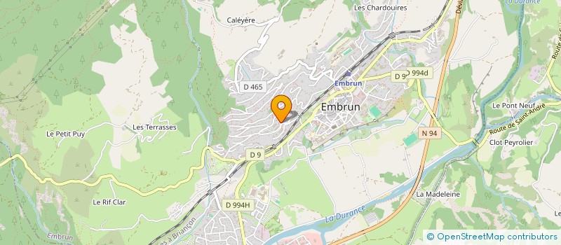 localisation de l'entreprise SDC LES PERVENCHES  EMBRUN