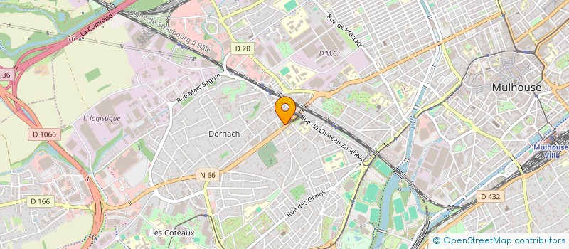 localisation de l'entreprise SDC LES TERRASSES DE DORNACH  MULHOUSE