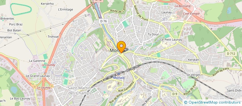 localisation de l'entreprise SDC LES TERRASSES DE KERNIC à MORLAIX