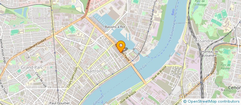 localisation de l'entreprise SDC LES VOILES DE LA FAIENCERIE  BORDEAUX