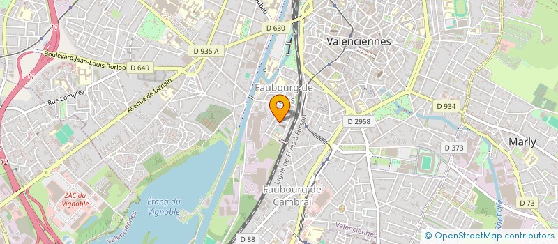 localisation de l'entreprise SDC LOREDEN VALENCIENNES  VALENCIENNES