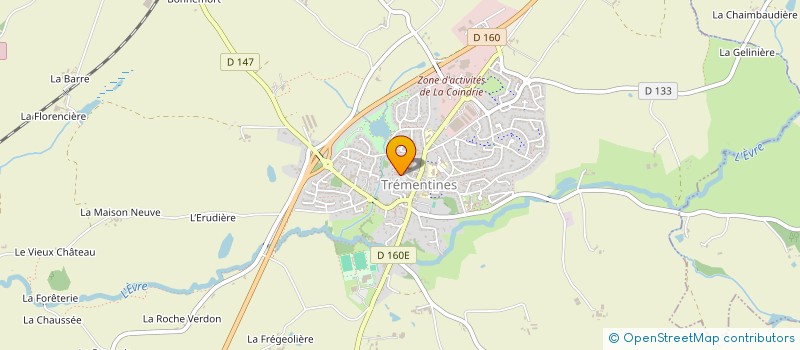 localisation de l'entreprise SDC MAISON DE SANTE TRMENTINES  TREMENTINES