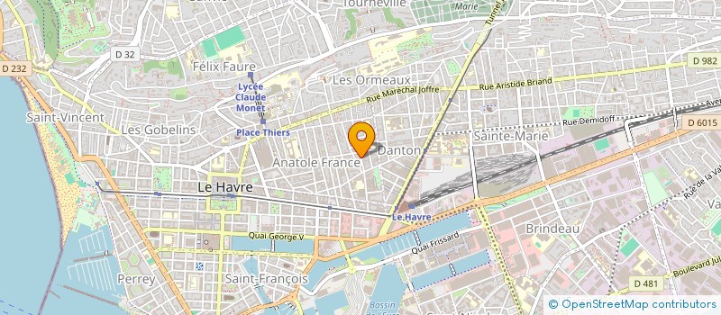 localisation de l'entreprise SDC MICHELET 51 à LE HAVRE