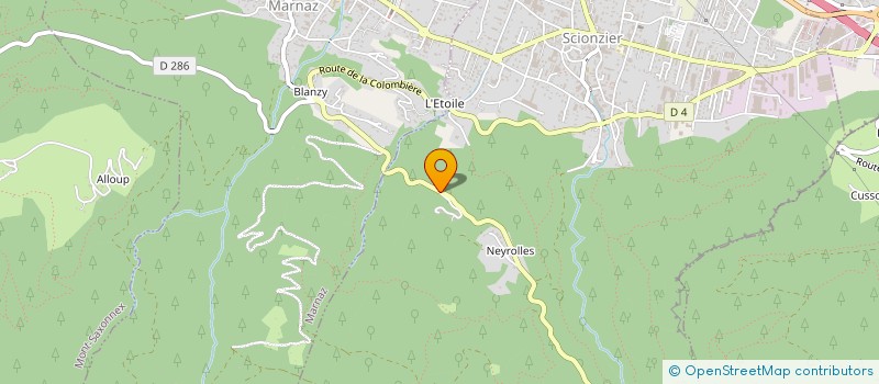 localisation de l'entreprise SDC NEYROLLES  SCIONZIER