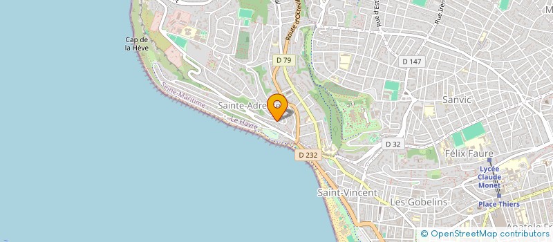 localisation de l'entreprise SDC PAIN DE SUCRE  SAINTE-ADRESSE