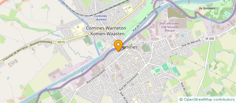 localisation de l'entreprise SDC PARC DE LA LYS - BAT B  COMINES