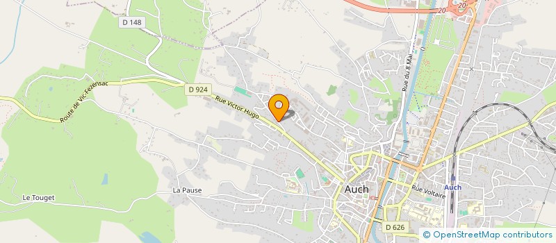 localisation de l'entreprise SDC PARDAILHAN  AUCH