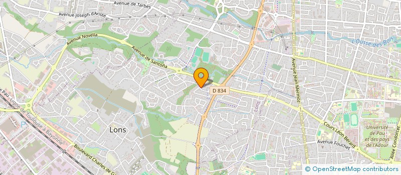 localisation de l'entreprise SDC PERSPECTIVE PYRENE  LONS