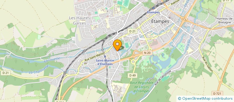localisation de l'entreprise SDC PETITE VENISE à ETAMPES