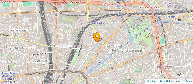 localisation de l'entreprise SDC PLAZA PARIS 19 ARCHEREAU  PARIS