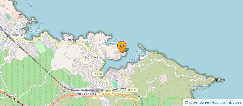 localisation de l'entreprise SDC PORT DE VENUS  PORT-VENDRES