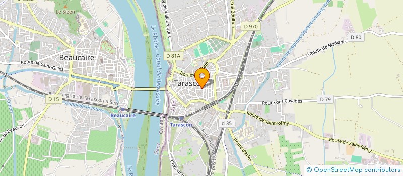 localisation de l'entreprise SDC PRESBYTERE ST JACQUES  TARASCON