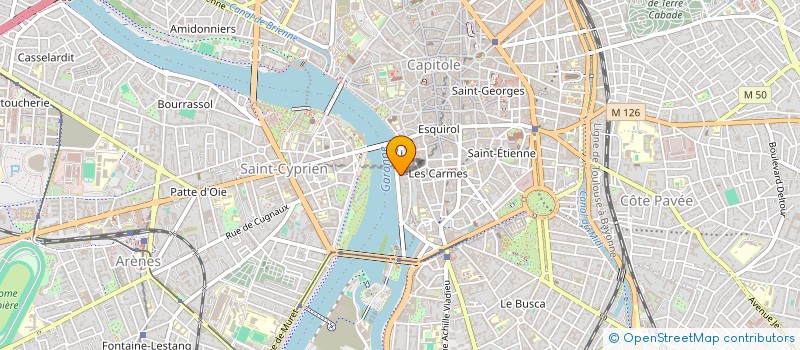 localisation de l'entreprise SDC REGINA à TOULOUSE