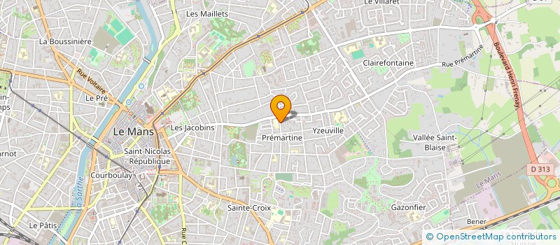 localisation de l'entreprise SDC RENE HATET  LE MANS