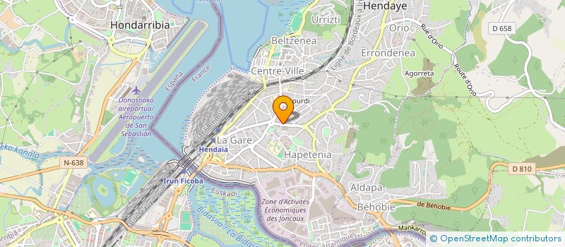 localisation de l'entreprise SDC RESIDENCE KANTOI  HENDAYE