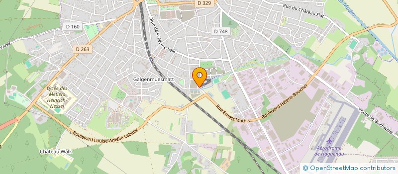 localisation de l'entreprise SDC RESIDENCE L EVIDENCE  HAGUENAU