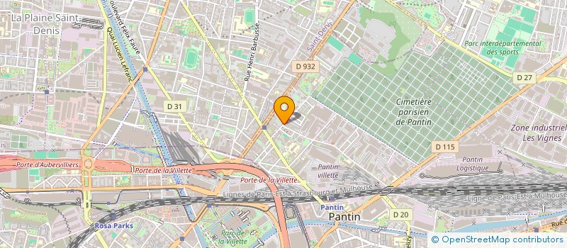 localisation de l'entreprise SDC RESIDENCE LE LYCEE - MS10482  PANTIN