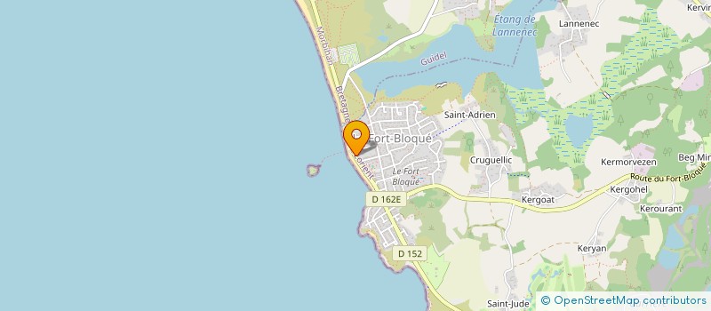 localisation de l'entreprise SDC RESIDENCE LES LORIOTS 1  PLOEMEUR