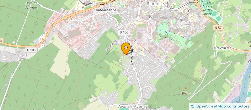 localisation de l'entreprise SDC RESIDENCE MARCEL AYME  AVANNE-AVENEY