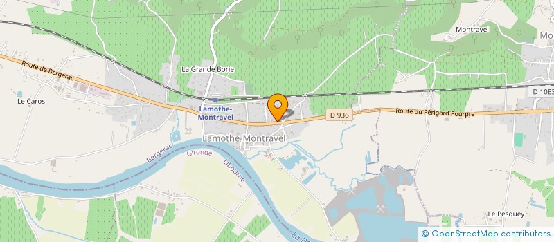 localisation de l'entreprise SDC RESIDENCE SENIOR  LAMOTHE-MONTRAVEL