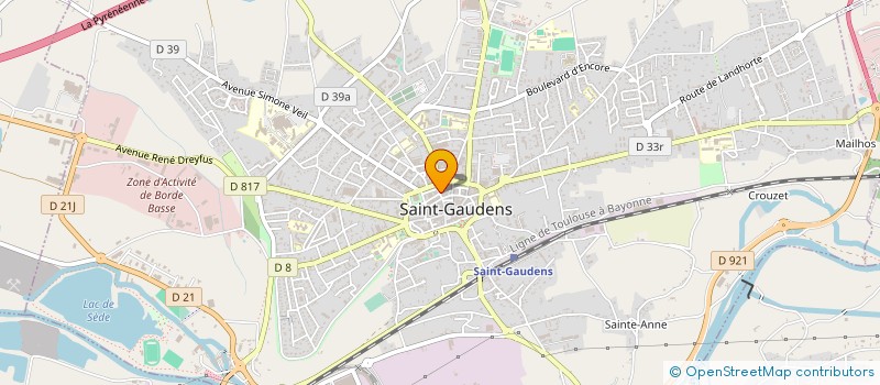localisation de l'entreprise SDC RESIDENCE VOLTAIRE à SAINT-GAUDENS