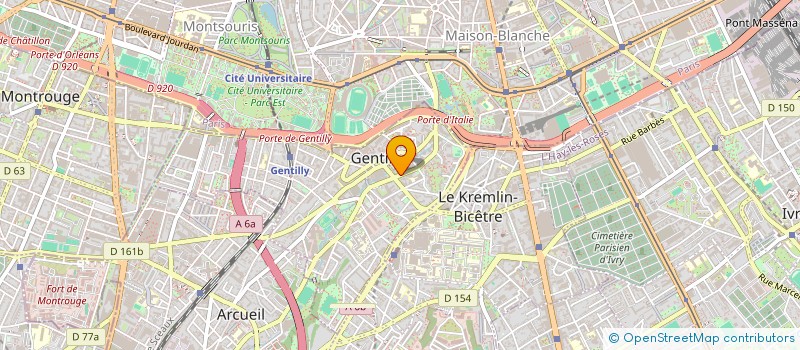 localisation de l'entreprise SDC ROUGET DE LISLE à GENTILLY