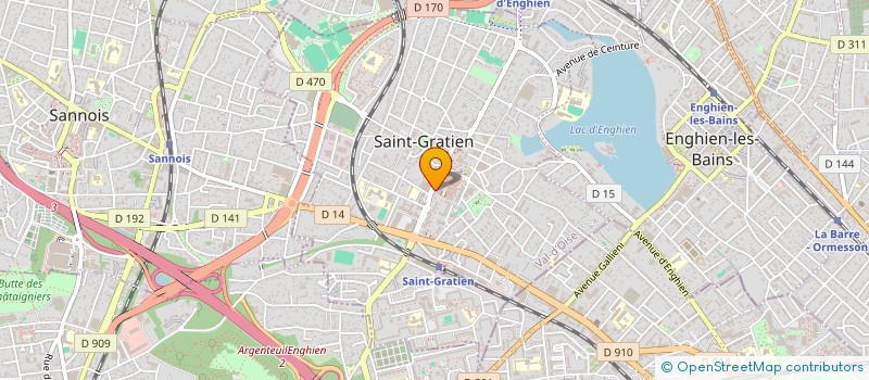 localisation de l'entreprise SDC SAINT GRATIEN FORUM  SAINT-GRATIEN