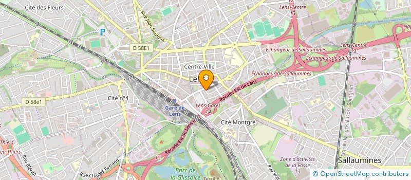 localisation de l'entreprise SDC SAINT HUBERT  LENS