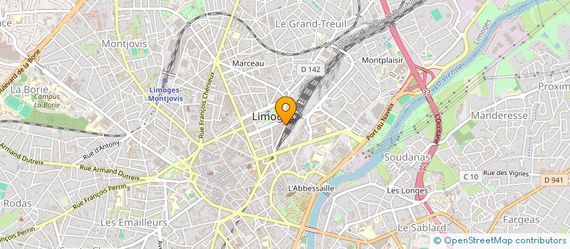 localisation de l'entreprise SDC SQUARE DES MARRONNIERS à LIMOGES