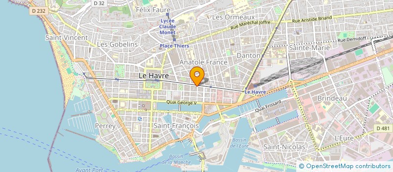 localisation de l'entreprise SDC STRASBOURG 146 à LE HAVRE