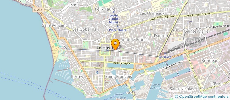 localisation de l'entreprise SDC STRASBOURG 83 à LE HAVRE