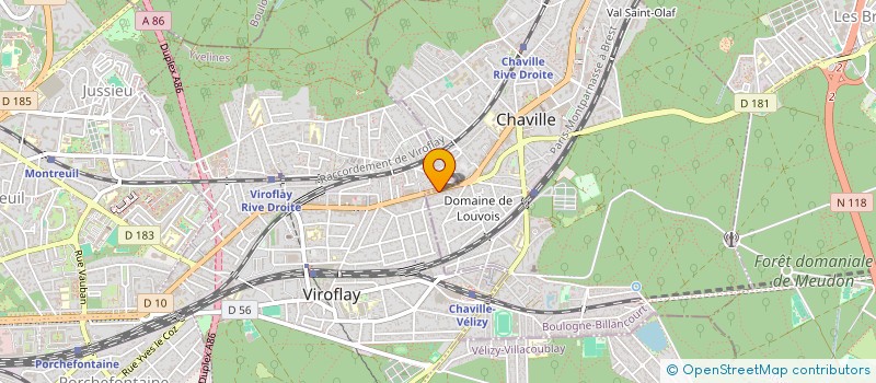localisation de l'entreprise SDC SYNDIC DE COPROPRIETE BENEVOLE à CHAVILLE