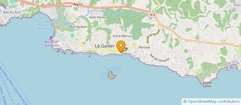 localisation de l'entreprise SDC TERRASSE DE L ILET  LE GOSIER