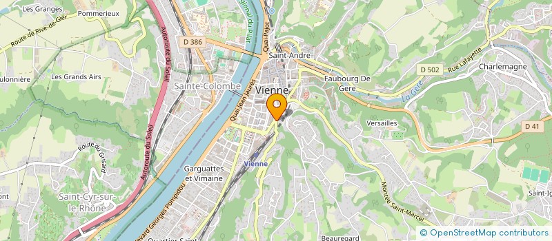 localisation de l'entreprise SDC VIENNE 57 RUE VICTOR HUGO  VIENNE