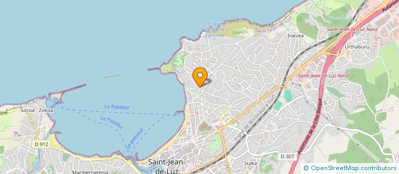 localisation de l'entreprise SDC VILLA SOLEDAD  SAINT-JEAN-DE-LUZ